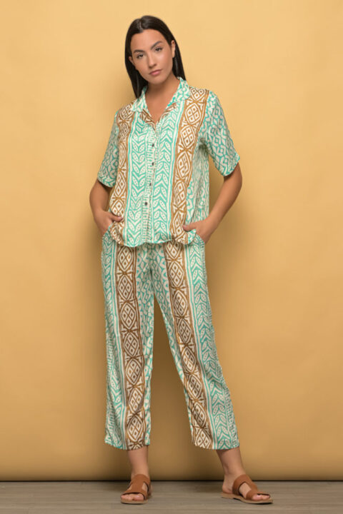 Amazon set saree silk green geometrical