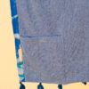 beach towel abstract blue