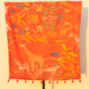 beach towel red zebra