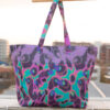 beach bag animal purple