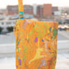 beach pouch yellow zebra