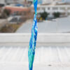 beach pouch abstract blue