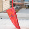 beach pouch red zebra