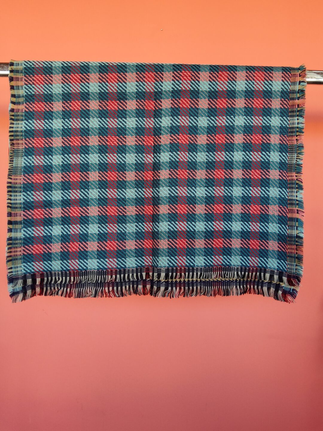A very soft acrylic shawl.
Made in India