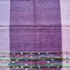 A very lightweight woolen shawl for all seasons, with stripes in white and grey color.