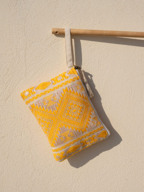 flat pouch mexico yellow