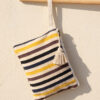 woven bag stripes