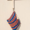 woven bag blue orange