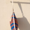 woven bag blue orange