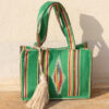 woven oaxaka green