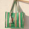 woven oaxaka green
