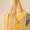 Large box bag woven Mexico.