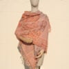 A very soft woolen shawl with handmade embroideryA very soft woolen shawl with handmade embroidery