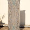 A very soft woolen shawl with handmade embroidery