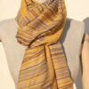 A very soft woolen shawl with stripes
