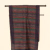 A very soft woolen shawl with stripes