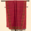 A very soft woolen shawl with stripes