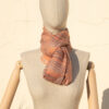 A very soft woolen shawl with stripes