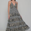This boho-style long dress with fine print will keep your style impeccable and your mood uplifted.