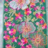 wool shawl green