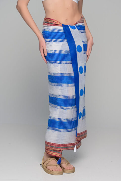 Blue stripes pareo