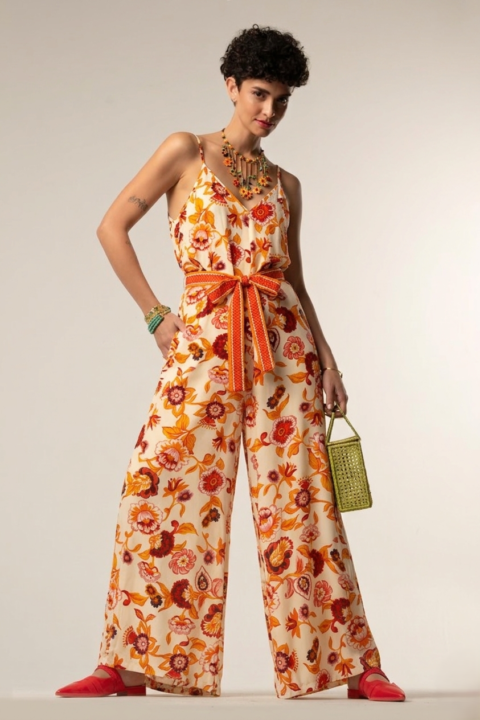 Jumpsuit eden orange