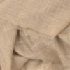 Light beige 100% cashmere pashmina with airy weave and fringed edges