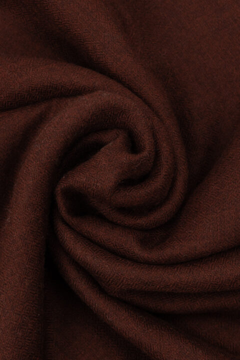 Burgundy 100% cashmere pashmina shawl with soft fine weave and light frayed edges