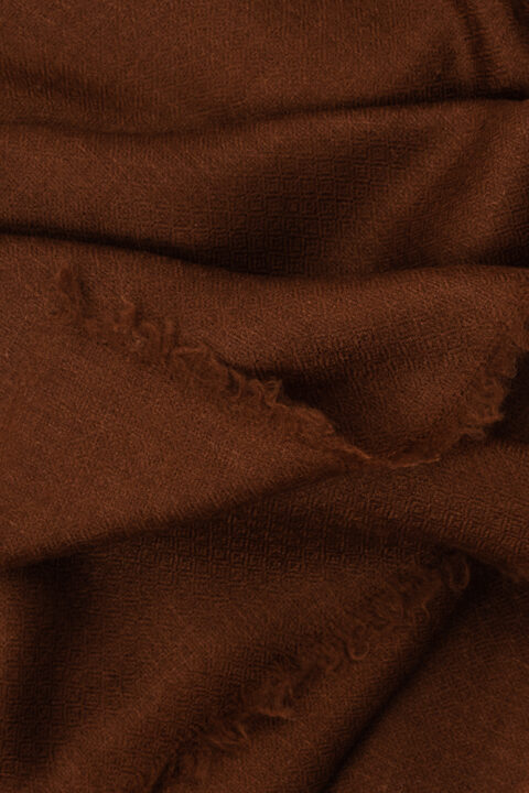 100% Κασμίρ Πασμίνα – Καφέ Ελαφρύ Σάλι | Χειροποίητο | Πολυτελής Γυναικεία Εσάρπα