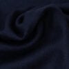 Navy blue 100% cashmere pashmina shawl with soft texture and delicate fringe edges