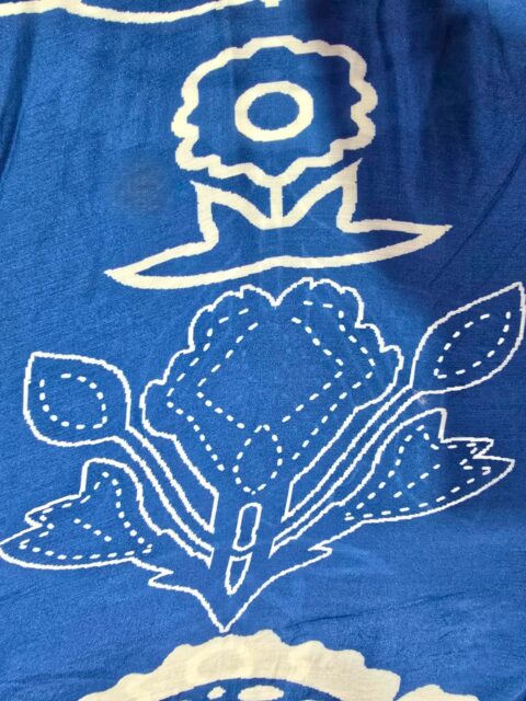 Τούνικ Τίτλι από Cotton Silk | Επιθυμία Μπλε Τύπωμα