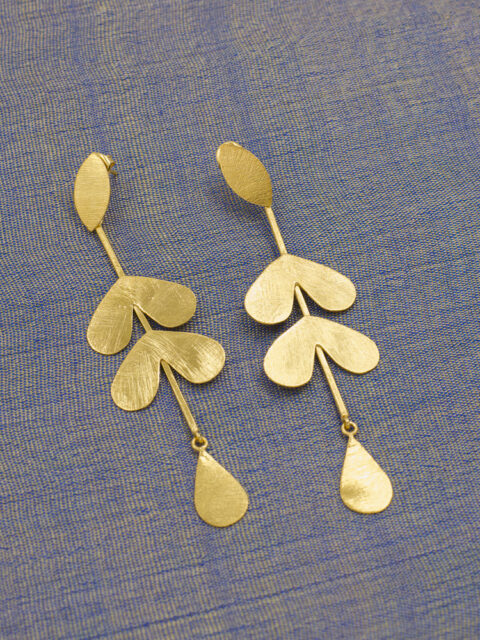 Gold plated Earrings museum 2