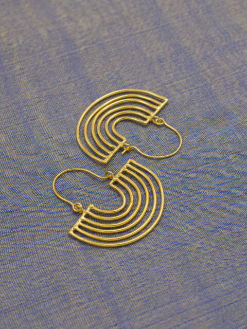 Gold plated Earrings museum 6