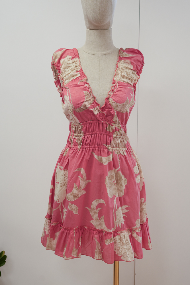 Malibu mini dress retro pink