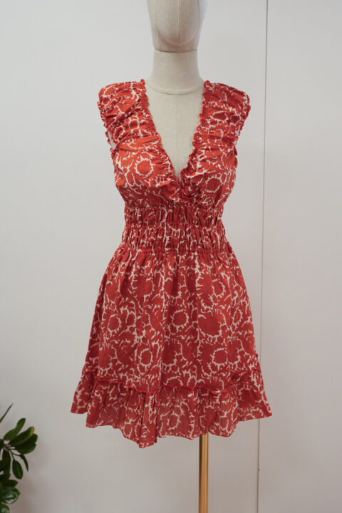 Malibu mini dress canela